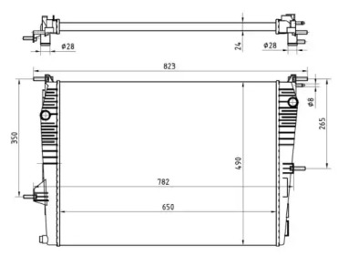 WILMINK GROUP wg1722769 -  Радиатор, охлаждение двигателя